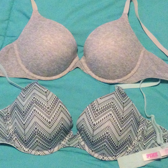 Bundle of TWO VS Pink Push Up Bras - Picture 1 of 9
